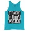 Straight Outta Psbb Men/Unisex Tank Top in Lagoon Color
