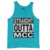 Straight Outta Mcc Men/Unisex Tank Top in Lagoon Color