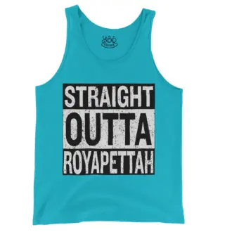 Straight Outta Royapettah Men/Unisex Tank Top in Lagoon Color