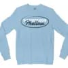 Dangerous Phellow Men/Unisex Long Sleeve T-Shirt in Light Blue Color
