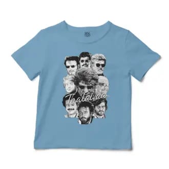 Thalaivaa Avatars Unisex Toddler T-Shirt in Light Blue Color