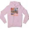 Belt A Device Men/Unisex Hoodie in Light Pink Color
