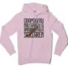 Odambukku Nalladhu Illa, Annubhavathula Sollaren (Black) Men/Unisex Hoodie in Light Pink Color
