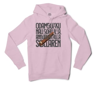 Odambukku Nalladhu Illa, Annubhavathula Sollaren (Black) Men/Unisex Hoodie in Light Pink Color