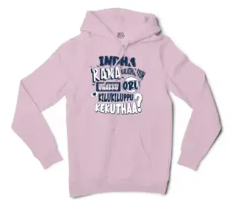 Indha Rana Kalathulayum Unakku Oru Kilukiluppu Kekuthaa Men/Unisex Hoodie in Light Pink Color