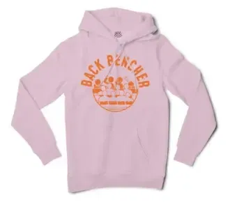 Back Bencher Men/Unisex Hoodie in Light Pink Color