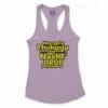 Neengala Tholanju Poorengala Illa Naane Drop Pannatta Women's Racerback Tank in Lilac Color