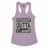 Straight Outta 7½ Sani - Tamil Women's Racerback Tank in Lilac Color