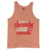 Rightuuu.. Saithaan Cycle La Varudhu Men/Unisex Tank Top in Melon Color