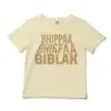 Bhippa Bhiffa Biblak Unisex Toddler T-Shirt in Natural Color