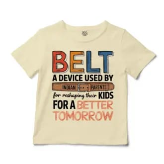 Belt A Device Unisex Toddler T-Shirt in Natural Color