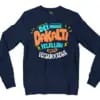 Dei Indha Dakalti Vellalam Enkitta Vechukkadha Men/Unisex Long Sleeve Sweatshirt in Navy Color