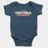 Emotional Ekambaram Short Sleeve Baby Onesie in Navy Color