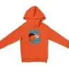 Edhu Da Darling Una Heavy Uh Like Panna Vechudhu Unisex Youth Hoodie in Orange Color