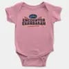Encounter Ekambaram Short Sleeve Baby Onesie in Pink Color
