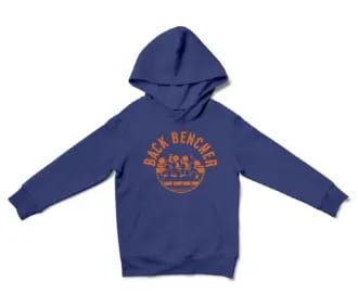 Back Bencher Unisex Youth Hoodie in Purple Color