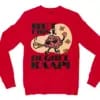 But First Degree Kaapi Men/Unisex Long Sleeve T-Shirt in Red Color