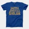 Bhippa Bhiffa Biblak Men/Unisex T-Shirt in Royal Color