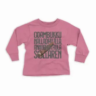 Odambukku Nalladhu Illa, Annubhavathula Sollaren (Black) Youth Unisex Sweatshirt in Safety Pink Color