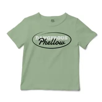 Dangerous Phellow Unisex Toddler T-Shirt in Sage Color