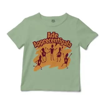 Ade Apprecentingala Unisex Toddler T-Shirt in Sage Color