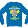 Naayu Ku Peru Vachaye Soru Vachaye Men/Unisex Long Sleeve T-Shirt in Sapphire Color