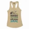Inniki Setha Nalaiku Paal Women's Racerback Tank in Solid Banana Cream Color