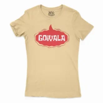 Goiyala Women’s T-Shirt in Solid Banana Cream Color