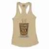 Thambi Innum Tea Varala Women's Racerback Tank in Solid Banana Cream Color