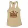 Arasiyal La Idhellam Saadharnamappa Women's Racerback Tank in Solid Banana Cream Color