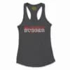 Bleddy Bugger Women's Racerback Tank in Solid Black Color