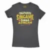 Singathapathi Singame Sunna Asingam Women’s T-Shirt in Solid Black Color