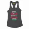 Unnaku Vundha Blood Enakku Vandha Thukaali Chutneyada Goiyala Women's Racerback Tank in Solid Black Color