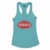 Goiyala Women's Racerback Tank in Solid Cancun Color