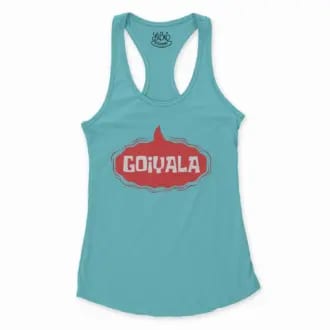 Goiyala Women's Racerback Tank in Solid Cancun Color