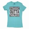Straight Outta Thanjavur Women’s T-Shirt in Solid Cancun Color