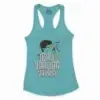 Idhu Vaaliba Vayasu Women's Racerback Tank in Solid Cancun Color