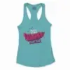 Dei Segappu Sattai Women's Racerback Tank in Solid Cancun Color