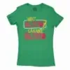 Why Blood Same Blood Women’s T-Shirt in Solid Kelly Green Color