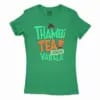 Thambi Tea Innum Varala Women’s T-Shirt in Solid Kelly Green Color
