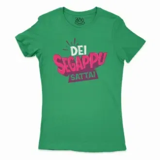 Dei Segappu Sattai Women’s T-Shirt in Solid Kelly Green Color