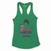 Idhu Vara Odacha Furniture Ellam Pathaadha Women's Racerback Tank in Solid Kelly Green Color