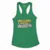 Sangoodhara Vayasula Sangeeetha Women's Racerback Tank in Solid Kelly Green Color