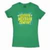 Kekraan Mekraan Company Women’s T-Shirt in Solid Kelly Green Color