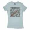 Odambukku Nalladhu Illa, Annubhavathula Sollaren (Black) Women's T-Shirt in Solid Light Blue Color