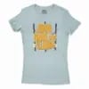 Jamin, Kadal Laye Illayam Women’s T-Shirt in Solid Light Blue Color