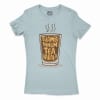 Thambi Innum Tea Varala Women’s T-Shirt in Solid Light Blue Color
