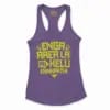 Enga Area La Pei Kelu Ennapathi Women's Racerback Tank in Solid Purple Rush Color