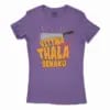 Vettina Thala Yenaku Women’s T-Shirt in Solid Purple Rush Color