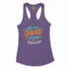 Dei Indha Dakalti Vellalam Enkitta Vechukkadha Women's Racerback Tank in Solid Purple Rush Color